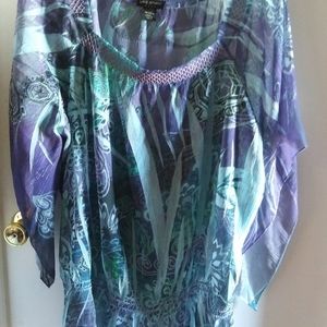 Lane Bryant sheer top